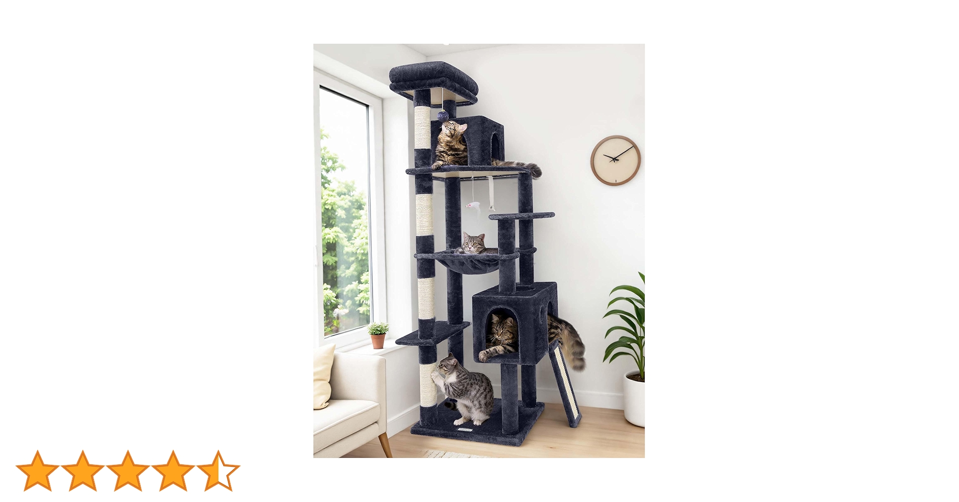◆Cat◆ Globlazer Heavy Duty Cat Tree, 70 inch Sturdy Cat Tree for